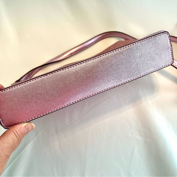 Kate Spade Lola Rose Pink Glitter Crossbody Handbag NEW WKR00081 - Picture 9 of 14